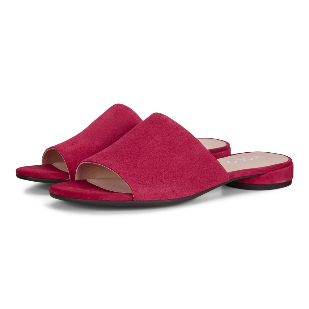 Sandalias Mujer - ECCO Flat Sandals Ii - Rojos - FYW320584